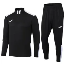 2025 JOM Black Half Pull Tracksuit (半拉链)