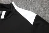 2025 JOM Black Half Pull Tracksuit (半拉链)