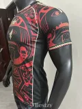 2025-26 Mexico Black Red Special Edition Player Version Soccer Jersey