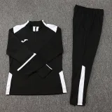 2025 JOM Black Half Pull Tracksuit (半拉链)