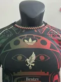 2025-26 Mexico Black Red Special Edition Player Version Soccer Jersey