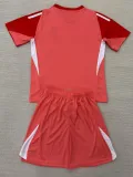2025-26 RMA Orange GoalKeeper Kids Soccer Jersey