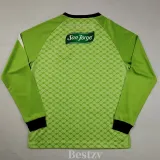 2025-26 Deportivo Palestino Fluorescent Green Long Sleeve Soccer Jersey (长袖)