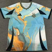 2024-25 Argentina Green Blue Special Edition Fans Soccer Jersey