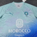 2025-26 Morocco Blue Special Edition Training shirts