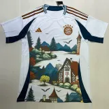 2025-26 Bayern White Blue Special Edition Training shirts