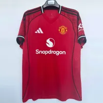 2025-26 Man Utd Home 1:1 Fans Soccer Jersey
