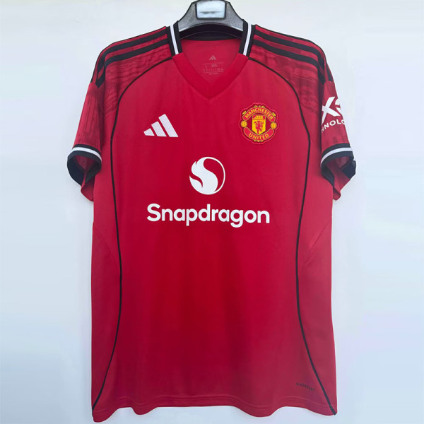 2025-26 Man Utd Home 1:1 Fans Soccer Jersey