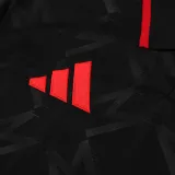 2025-26 Man Utd Black Polo Short Sleeve