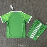 2025-26 Mexico Gold Cup Green Goalkeeper Kids Soccer Jersey