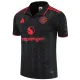 2025-26 Man Utd Black Polo Short Sleeve