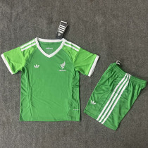 2025-26 Mexico Gold Cup Green Goalkeeper Kids Soccer Jersey