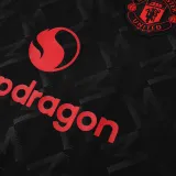 2025-26 Man Utd Black Polo Short Sleeve