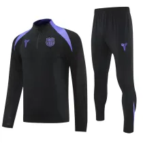 2025-26 BAR Black Half Pull Tracksuit (半拉链)