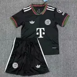 2025-26 Bayern Black Kids Soccer Jersey