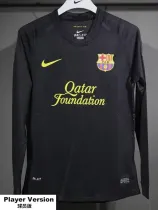 2011-2012 BAR Away Player Version 长袖球员 Long Sleeve Retro Soccer Jersey