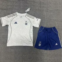 2025-26 Nottingham Forest White Kids Soccer Jersey