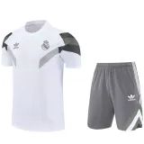 2025-26 RMA White Training Short Suit