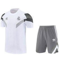 2025-26 RMA White Training Short Suit