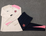 2025-26 BAR Khaki Half Pull Tracksuit #B2517(半拉链)