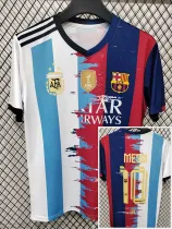 2025-26 MESSI #10 Special Edition Fans Soccer Jersey *右蓝白