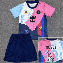 2025-26 MESSI #10 Special Edition Kids Soccer Jersey *后卡通号