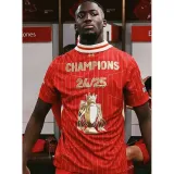 2024-25 LIV Home Print CHAMPIONS 24/25 Fans Soccer Jersey
