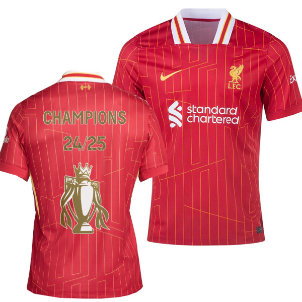 2024-25 LIV Home Print CHAMPIONS 24/25 Fans Soccer Jersey