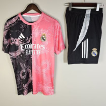 2025-26 RMA Black pink Training Short Suit