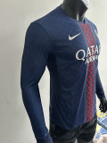 2025-26 PSG Home Long Sleeve Player Version Soccer Jersey (长袖球员)