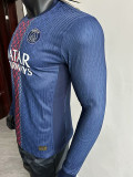 2025-26 PSG Home Long Sleeve Player Version Soccer Jersey (长袖球员)