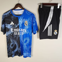 2025-26 RMA Black blue Training Short Suit