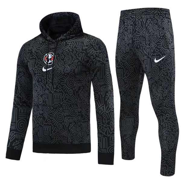 2025-26 Club America Black Hoodie Tracksuit (卫衣套装)