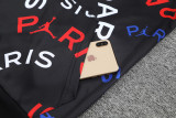 2025-26 PSG Black Hoodie Tracksuit (卫衣套装)