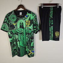 2025-26 Brazil Green Training Short Suit