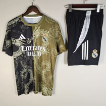 2025-26 RMA Black brown Training Short Suit
