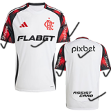 2025-26 Flamengo Away Print Sponsor Fans Soccer Jersey