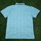 2025-26 Man Utd Light blue Polo Short Sleeve