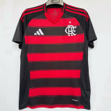 2025-26 Flamengo Home Print Sponsor Fans Soccer Jersey
