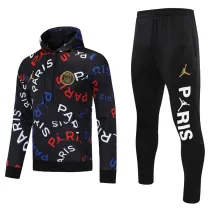 2025-26 PSG Black Hoodie Tracksuit (卫衣套装)