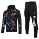2025-26 PSG Black Hoodie Tracksuit (卫衣套装)