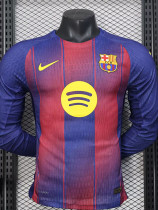 2025-26 BAR Home Long Sleeve Player Version Soccer Jersey (长袖球员)