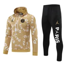 2025-26 PSG Yellow Hoodie Tracksuit (卫衣套装)