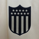2025-26 Atletico Penarol Beige Yellow Fans Soccer Jersey