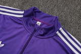 2025-26 RMA Purple Half Pull Tracksuit #B2515(半拉链)