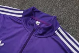 2025-26 RMA Purple Half Pull Tracksuit #B2515(半拉链)
