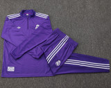 2025-26 RMA Purple Half Pull Tracksuit #B2515(半拉链)