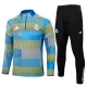 2025-26 RMA Blue Half Pull Tracksuit #B2524(半拉链)