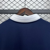 2014 France Home Long Sleeve Retro Soccer Jersey (长袖)