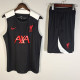 2025-26 LIV Black Tank top and shorts suit (肩白色)